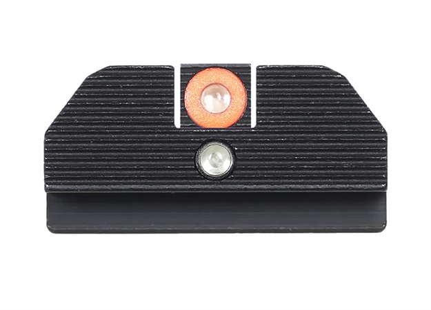 Picture of  Night Fision Glk001015ogz Student OF The Gun Accur8 For Glock  Green Tritium Orange Outline Front Sight-Green Tritium Black Outline Rear Sight Glock 17/17L/19