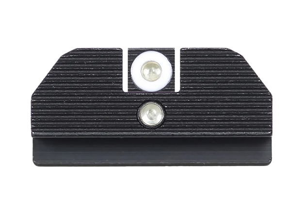 Picture of  Night Fision Glk001015wgz Student OF The Gun Accur8 For Glock  Green Tritium White Outline Front Sight-Green Tritium Black Ring Rear Sight Glock 17/17L/19