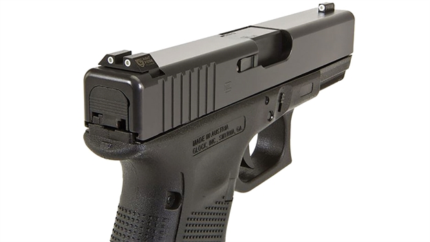 Picture of Night Fision Glk001003wgw Tritium Night Sights For Glock  Green Tritium White Outline Front Sight- Green Tritium White Outline Rear Sight Glock 17/17L/19/22 GLK00103WWX