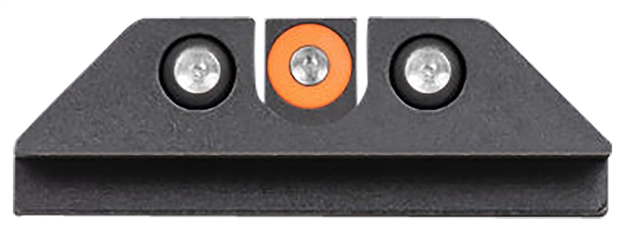 Picture of  Night Fision Glk002007gdpogzg Night Fision Tritium Night Sights For Glock  Black | Green Tritium Phosphorescent Orange Ring Front Sight Green Tritium Black Ring Rear Sight