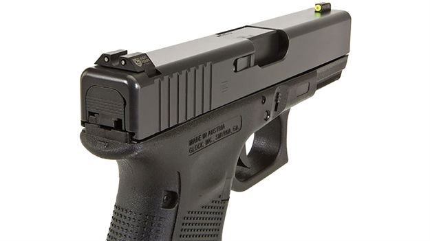 Picture of Night Fision Fision Tritium Yellowdot "U" Black Rear For Glock20/41! GLK00207YZX
