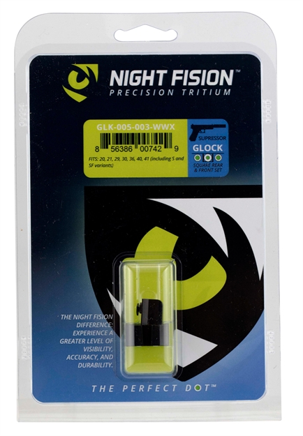 Picture of Night Fision Glk00503wwx Night Sight Set Square Glock 20/21/29/30/31/32/36/40/41