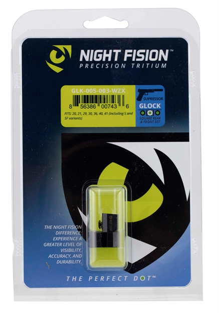 Picture of Night Fision Glk00503wzx Night Sight Set Square Glock 20/21/29/30/31/32/36/40/41