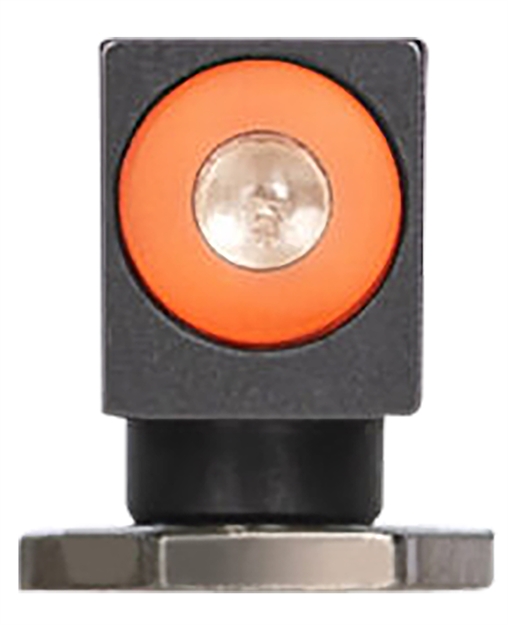 Picture of  Night Fision Glk000001gdpogxx Oem Replacement Glow Dome Night Sight Square Tritium Green With Orange Outline Front Black Frame For All Glock