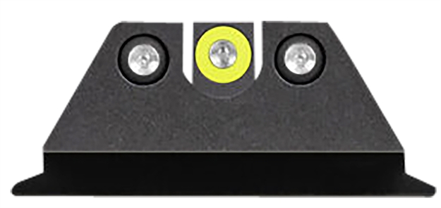 Picture of Night Fision Glow Dome S&W M&P,Sd9 Ve,Sd40 VE Square Front/U-Notch Rear Green W/Yellow Outline Green Black