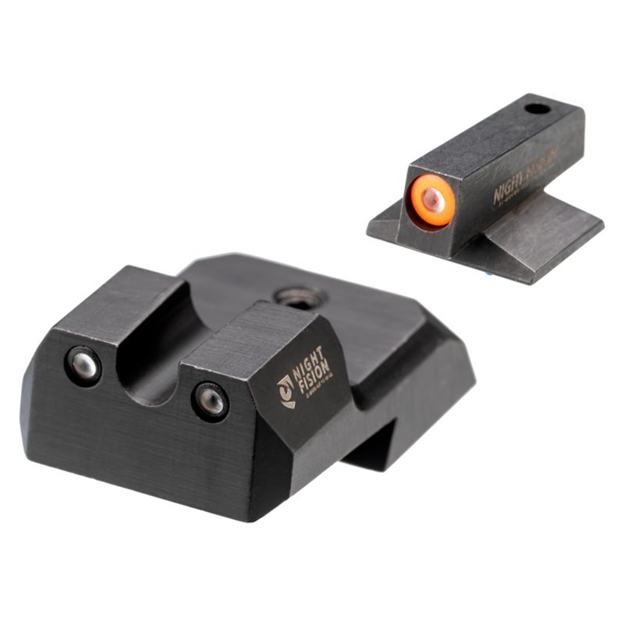 Picture of Night Fision Night Sight Set 1911 Org Front U Notch Blk Rear 1911-325-007-OGZG 810116038855
