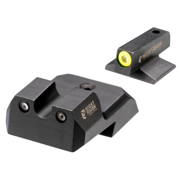 Picture of Night Fision Night Sight Set 1911 Ylw Front U Notch Blk Rear 1911-325-007-YGZG 810116038862