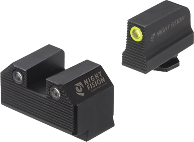 Picture of Night Fision Precision Tritium Fision CO Witness Trit Sights G43/43X W/507K Yellow GLK-003-290-297-YGZG 810116036462