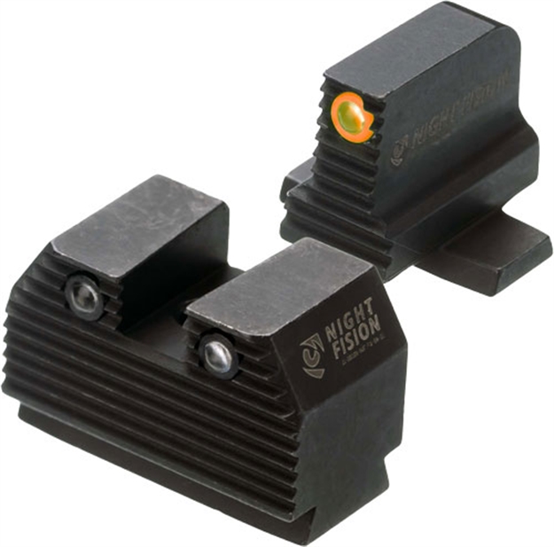Picture of Night Fision Precision Tritium Fision CO Witness Trit Sights Sig P320 W/Rmr Orange SIG-180-345-332-YGZG 810116036387