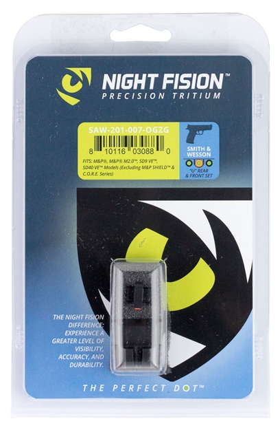 Picture of Night Fision S&W P/Dot Set "U" Org/Grn B
