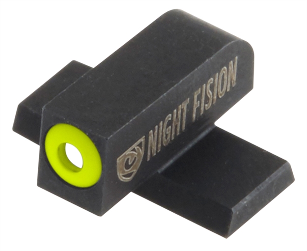 Picture of Night Fision Sig177003ygw Night Sight Set Square Sig Sauer 9Mm/357 Green Tritium W/Yellow Outline #8 Front Green Tritium W/White Outline #8 Rear