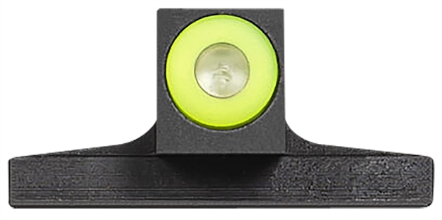 Picture of  Night Fision Sig178001gdpygxx Oem Replacement Glow Dome Night Sight Square Tritium Green With Yellow Outline Front Black Frame For Sig P-Series With #8 Front