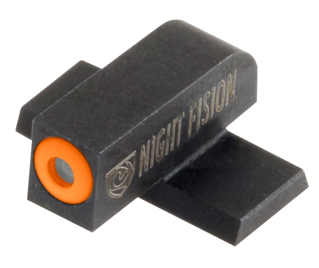 Picture of Night Fision Spr226003ogw Night Sight Set Square Springfield Xd/Xd(M)/Xd-M2 Green Tritium W/Orange Outline Front Green Tritium W/White Outline Rear Black