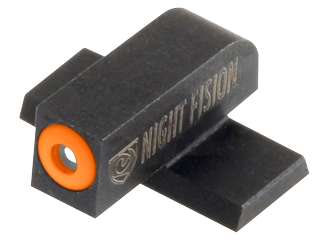 Picture of Night Fision Spr226007ogz Night Sight Set Square Front/U-Notch Rear Springfield Xd/Xd(M)/Xd-M2 Green Tritium W/Orange Outline Black