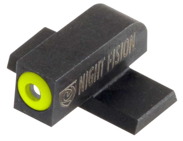 Picture of Night Fision Spr226007ygw Night Sight Set Square Front/U-Notch Rear Springfield Xd/Xd(M)/Xd-M2 Green Tritium W/Yellow Outline Front Green Tritium W/White Outline Rear Black