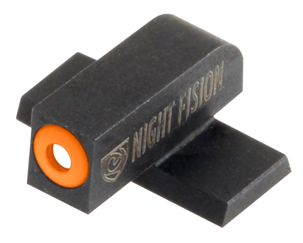 Picture of Night Fision Spr228007ogz Night Sight Set Square Front/U-Notch Rear Springfield Xd-S/Xd-E Green Tritium W/Orange Outline Black