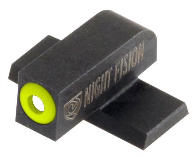 Picture of Night Fision Spr228007ygw Night Sight Set Square Front/U-Notch Rear Springfield Xd-S/Xd-E Green Tritium W/Yellow Outline Front Green Tritium W/White Outline Rear Black