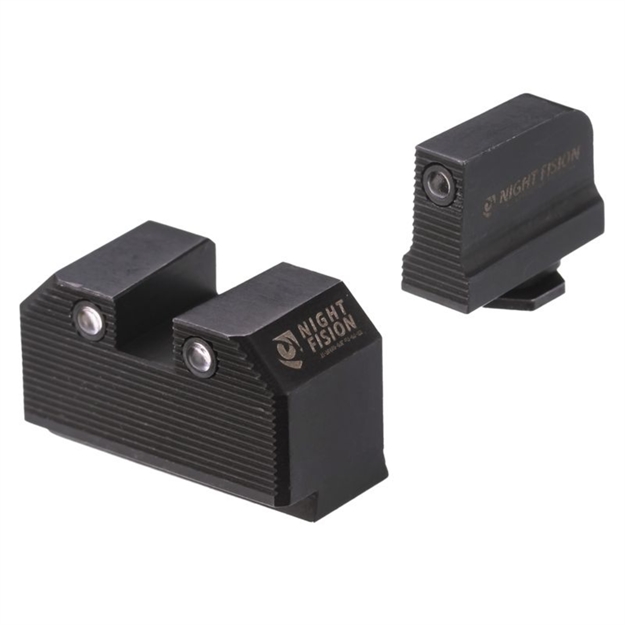 Picture of Night Fision Stealth Low Night Sight Set Glock 17 19 34 Blk GLK-001-330-353-ZGZG 810116037995