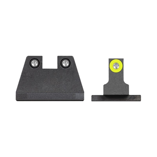 Picture of Night Fision Supp Sig P320 P365 Yel Ring SQ Notch Blk Rear