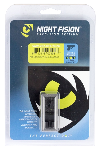Picture of Night Fision S&W P/Dot Set "U" Rear Yel/