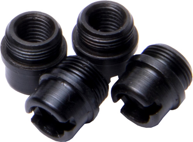Picture of Nighthawk Custom Grip Screw Bushings Carbon Fully Machined 4-Pack