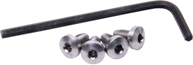 Picture of Nighthawk Custom Grip Screws Hex Head Stainless With Wrench 4-Pack
