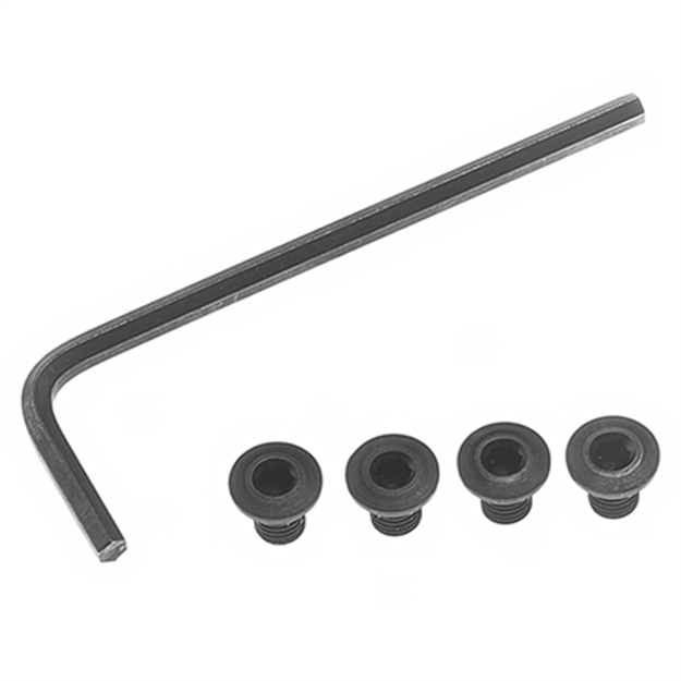 Picture of Nighthawk Custom Grip Screws Thin Hex Head Blued With Wrench 4-Pack