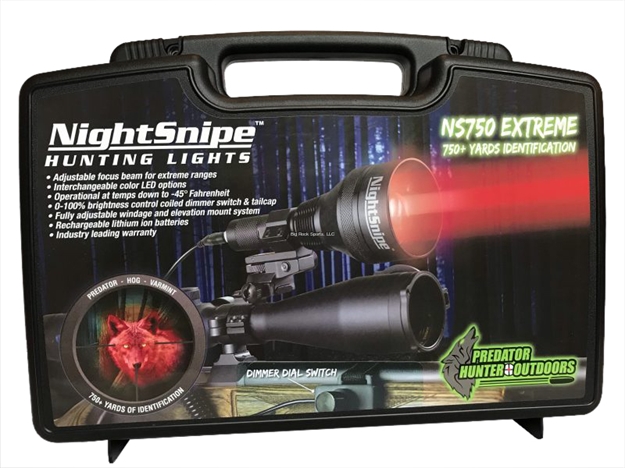 Picture of Nightsnipe Class 1: Gun Kit- Dimmable Adjustable Beam Hunting Light Kit - Red Led
