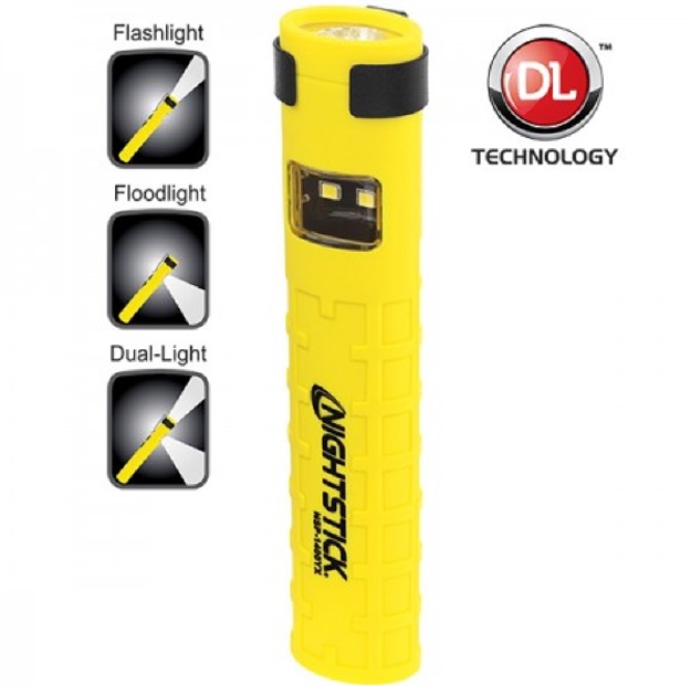 Picture of Nightstick Dual-Switch Dual-Light Flashlight  2 Aaa Yellow
