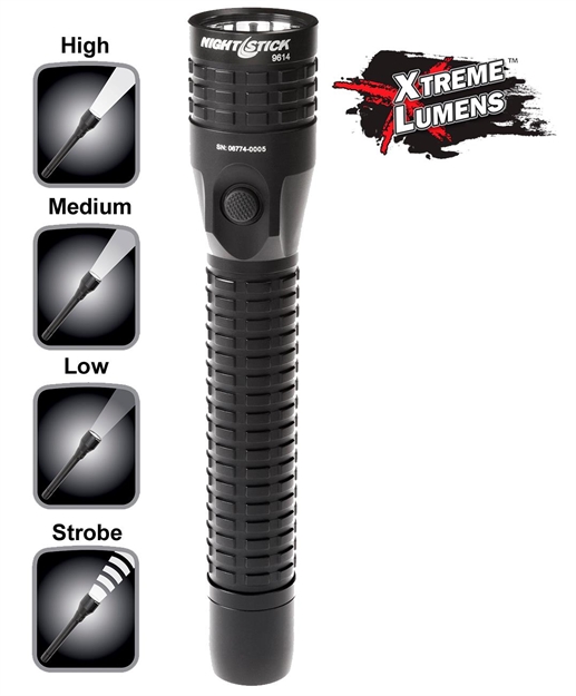 Picture of Nightstick Duty / Personal-Size Metal Led Flashlight - Rechargeable - Multi-Function NSR9614XL