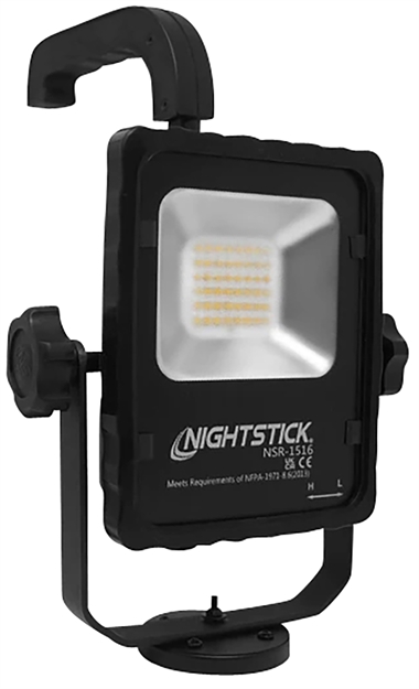 Picture of  Nightstick Nsr1516 Rechargeable Led Scene Light With Magnetic Base  Black