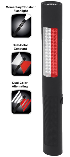Picture of Nightstick Nsr2072 2072 Safety Light/Flashlight 150/50 Lumens Lithium Ion Black
