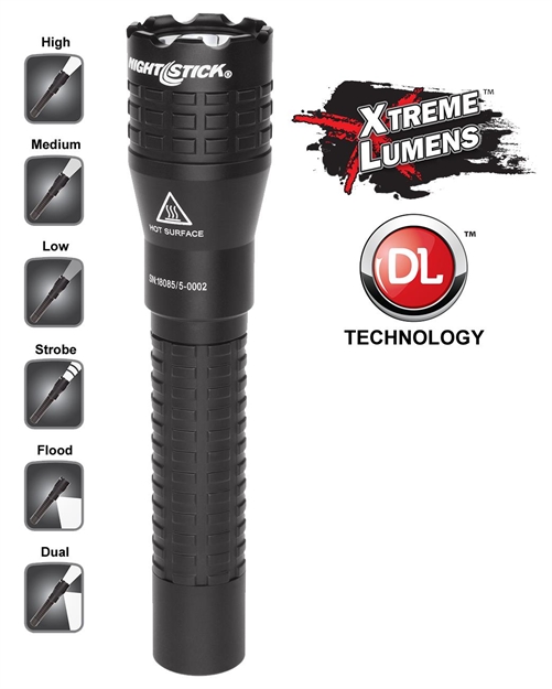 Picture of Nightstick Nsr9844xl Tactical Dual Light 650/250/150/200/400 Lumens Lithium Ion Black
