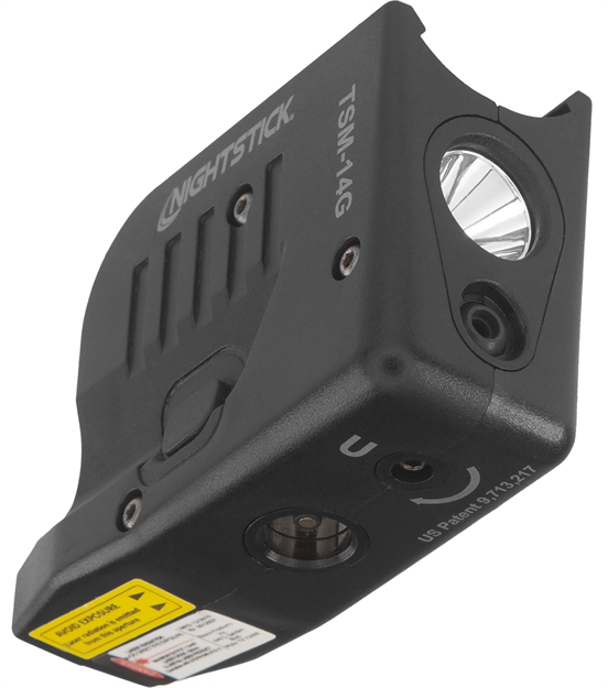Picture of Nightstick Tsm14g Light With Green Laser For Glock 43X Mos/48 Mos  Black 150 Lumens White Led TSM-14G
