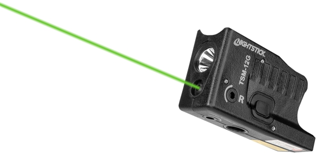 Picture of Nightstick Tsm12g Light With Green Laser For Glock 26/26/33  Black 150 Lumens White Led TSM-12G