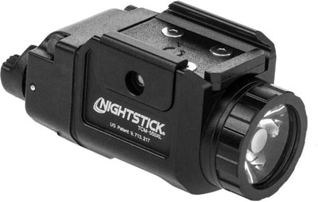Picture of  Nightstick Tcm550xl Compact Weapon-Mounted Light  Black Anodized 550 Lumens White Led
