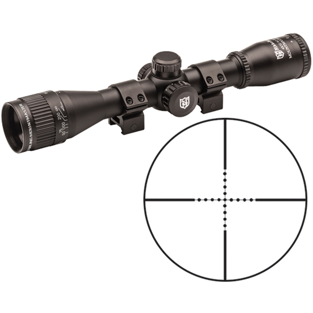 thumbnail interactive-video image 1 of TRUGLO 4x32 Compact Rifle Scope With Rings - Waterproof Fogproof Scope For .22 & Air Rifles 1 of 12