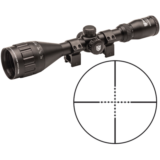 Picture of Nikko Mountmaster IR AO 4-12X50 Mil Dot 3/8 Rin