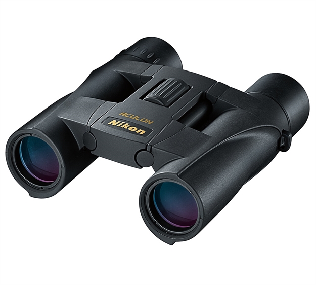 Picture of Nikon Aculon A30 Binocular, 10X25mm, Roof Prism, Black, 262 FT Fov @ 1000 YD