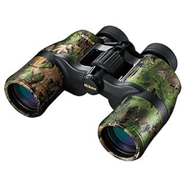 Picture of Nikon Aculon A211 Binocular, 8X42mm, Bak 4 Porro Prism, Realtree Xtra Green Camo, 420 FT Fov @ 1000 YD