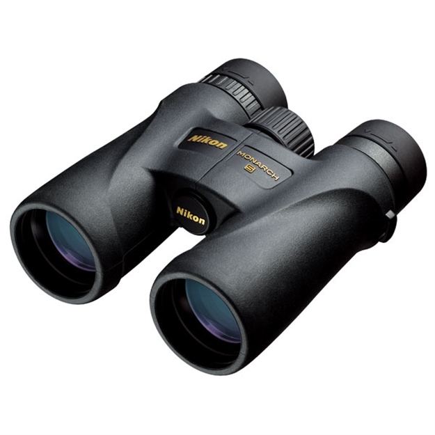 Picture of Nikon Monarch 5 Binocular, 8X42mm, Roof Prism, Black, 330 FT Fov @ 1000 YD