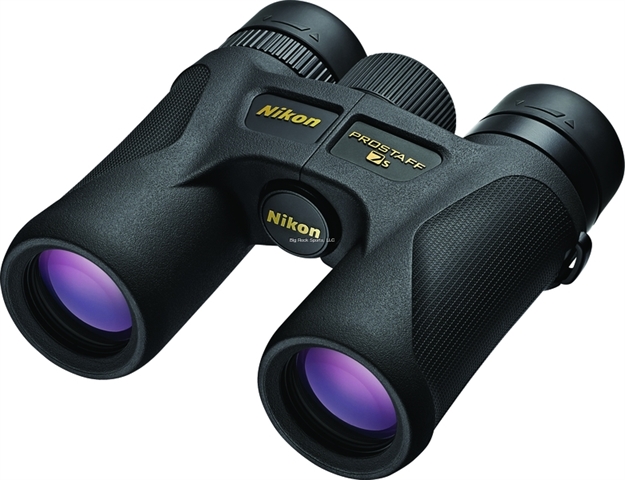 Picture of Nikon Prostaff 7S Binocular, 8X30mm, Roof Prism, Black, 342 FT Fov @ 1000 YD