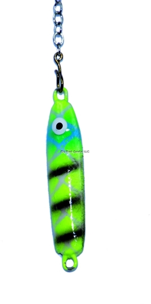 Picture of Nils Usa Hali Sukkula 25 Chain Jig 1-1/4" Chartreuse/Scale/Minnow