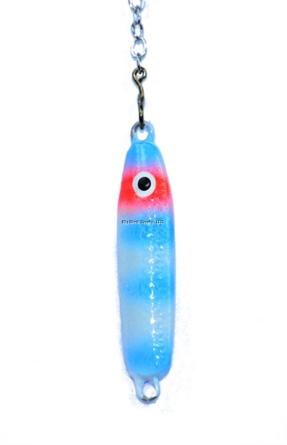 Picture of Nils Usa Hali Sukkula 25 Chain Jig 1-1/4" Red/Blue/White/Perch