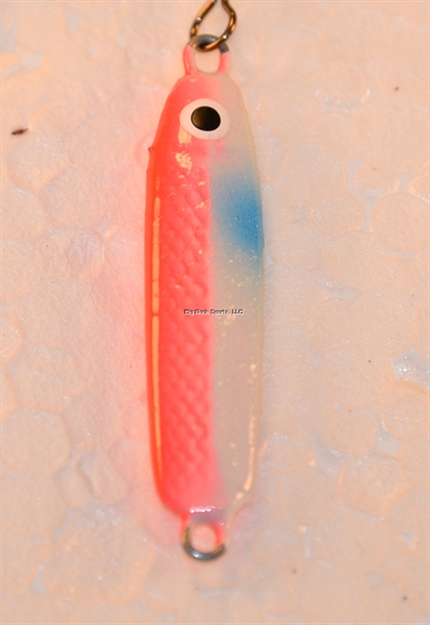 Picture of Nils Usa Hali Sukkula 25 Chain Jig 1-1/4" Red/White/Blue/Glow