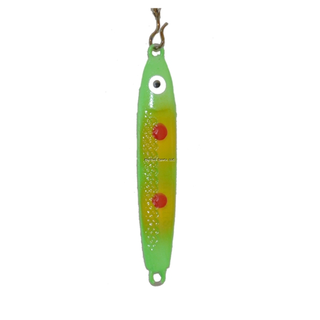 Picture of Nils Usa Hali Sukkula 35 Chain Jig 1 1/2" 5/16Oz Green Neon/Red Dots
