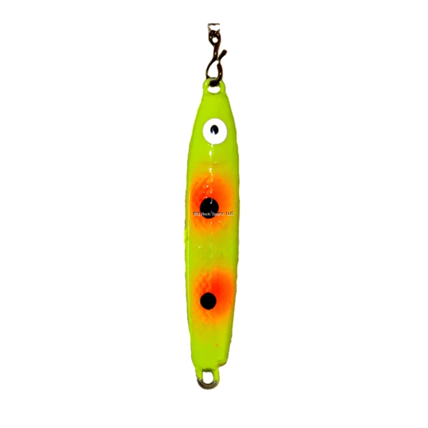 Picture of Nils Usa Hali Sukkula 35 Chain Jig 1 1/2" 5/16Oz Yellow Neon/ Black Dots