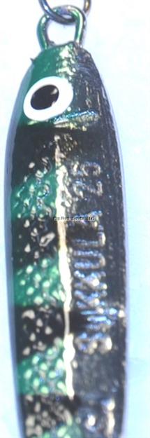 Picture of Nils Usa Hali Sukkula 35 Chain Jig 1-1/2" Silver/Green/Black Perch