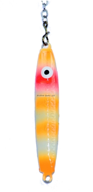 Picture of Nils Usa Hali Sukkula 35 Chain Jig 1-1/2" Yellow/Orange/White/Perch