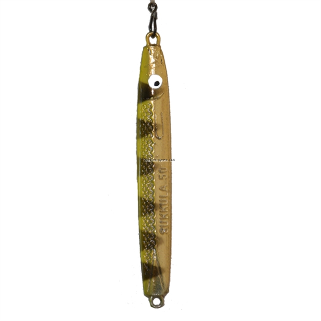 Picture of Nils Usa Hali Sukkula 50 Chain Jig 2  7/16Oz Gold/Yellow/Perch